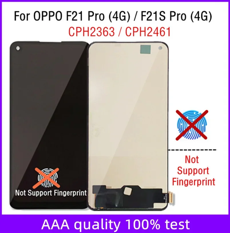 

6.43" TFT LCD For OPPO F21 F21S Pro 4G LCD Display Touch Screen Digiziter Assembly Repair For CPH2363 CPH2461 LCD