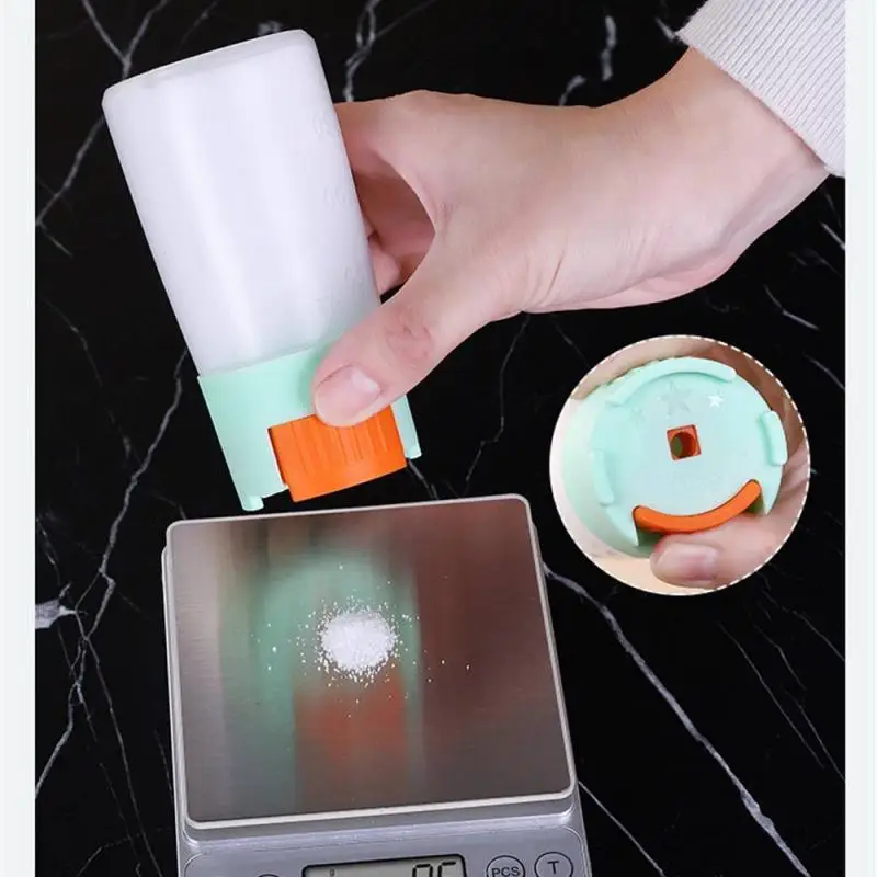Metering Salt Dispenser Seasoning Bottle Shaker Push Type Sugar Bottle Spice Pepper Salt Shaker Spice Jar Can Kitchen Gadgets