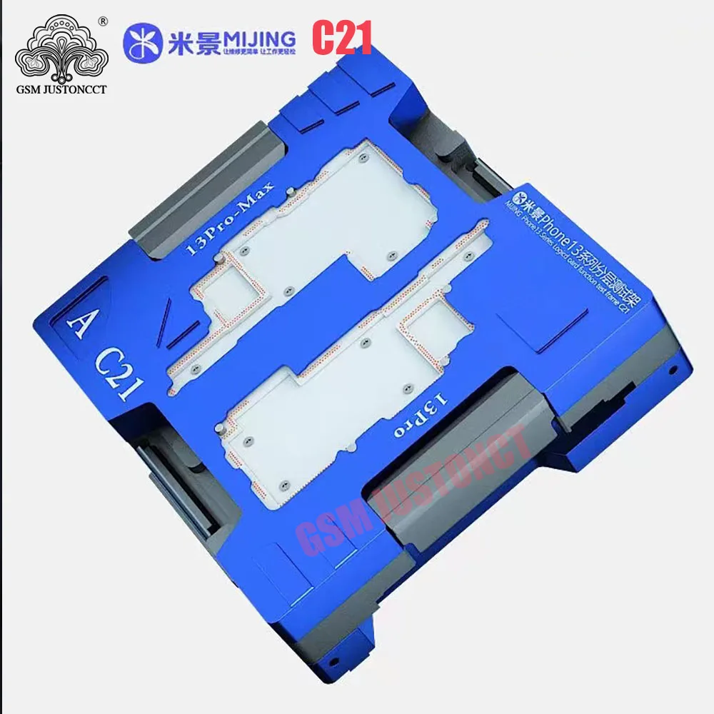 

MiJing C21 For IPhone 13 13Mini 13Pro 13 Max Mainboard Layered Testing Fixture Logic Board Upper/Lower Middle Frame Tester