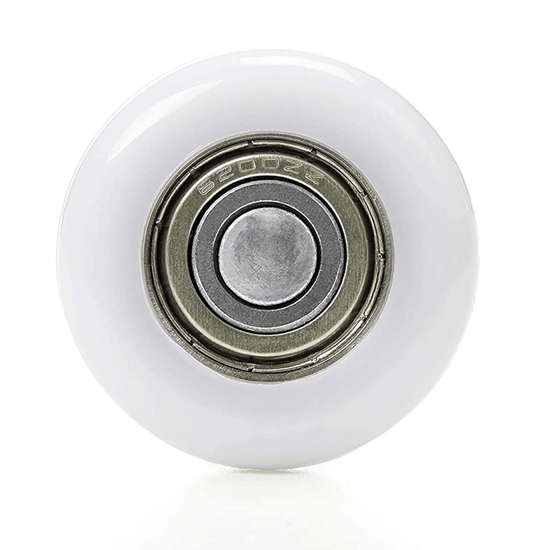 Sliding Door Rollers 10Pcs 2 inch Garage Door Rolle Nylon Garage Door Wheels for Track Replacement with Sealed 6200Zz Ball Bearing