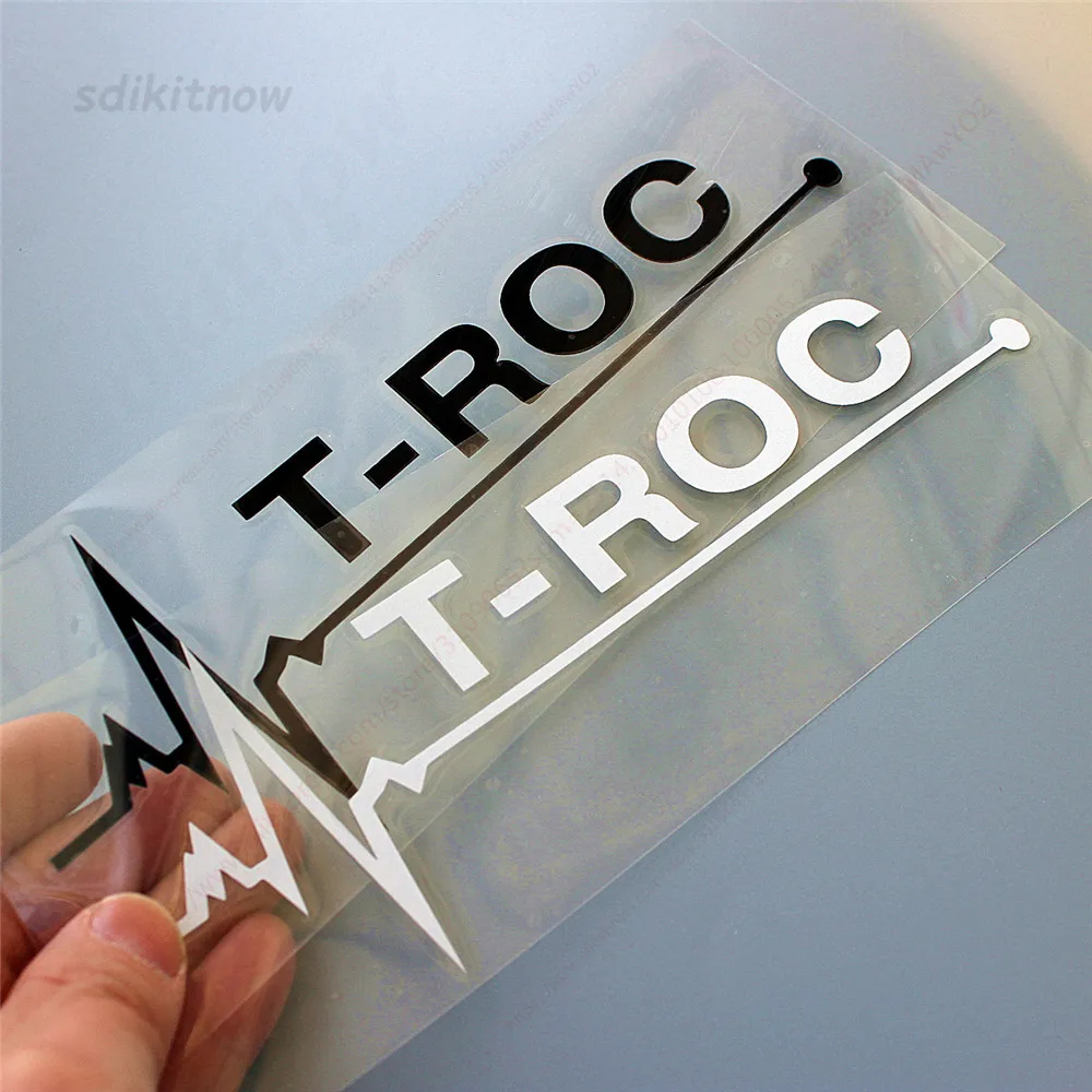 1Pc Vinly Sticker Car Decal Truck Sticker Styling Windows Accessori Per La Decorazione Della Porta Per Volkswagen T-Roc