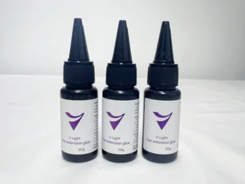 Tecnologia V-Light Colla per parrucche per estensioni dei capelli 20g Strumento V-light Traceless per nastro Estensione dei capelli Strumento per innesto rapido Depilatore