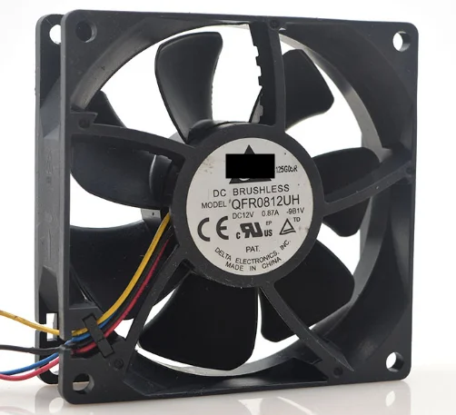 

Новый оригинальный QFE0812UH 8CM 12V 0.87A 8025 PWM интеллектуальный контроль температуры двойной шариковый вентилятор охлаждения
