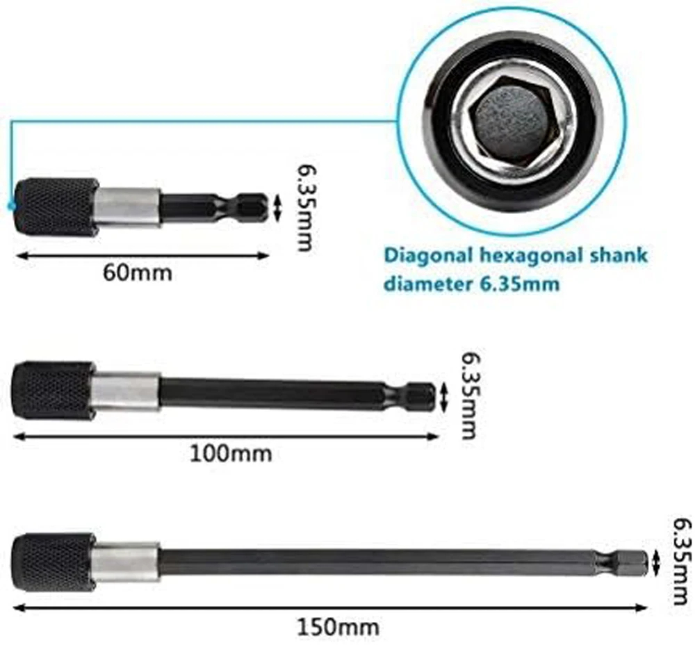 Acheter 1/4 Tige Hexagonale Pivotante Vis Magnétique Pointe De