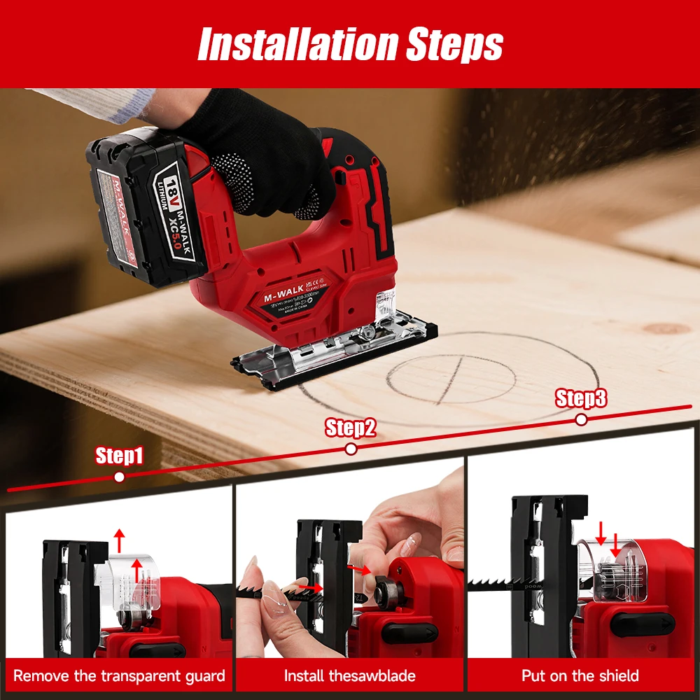 Cordless Electric Jigsaw 5