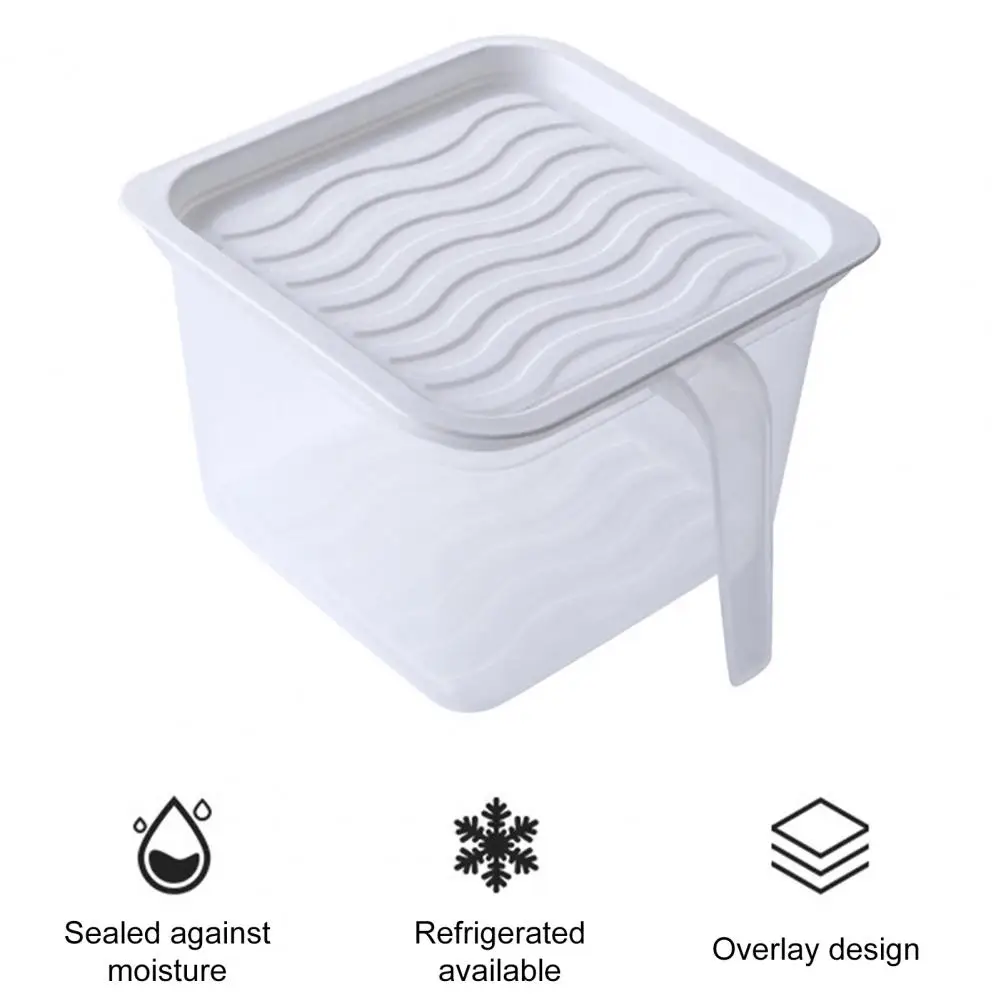 

Stackable Refrigerator Organizer Capacity Stackable Refrigerator Storage Box with Lid Handle Fridge Organizer for Vegetables