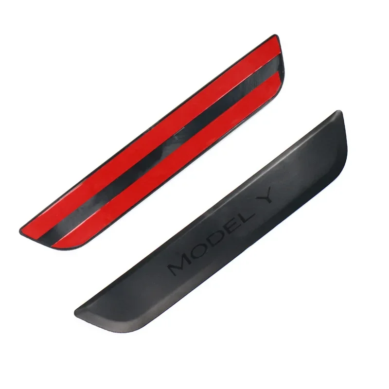 Rear Door Sill Protect Cover Anti Kick Pad Inner & Outer Door Sill Guard Scuff Plate Welcome Pedal Seat Strip for Tesla Model Y door sill pads door sill guards