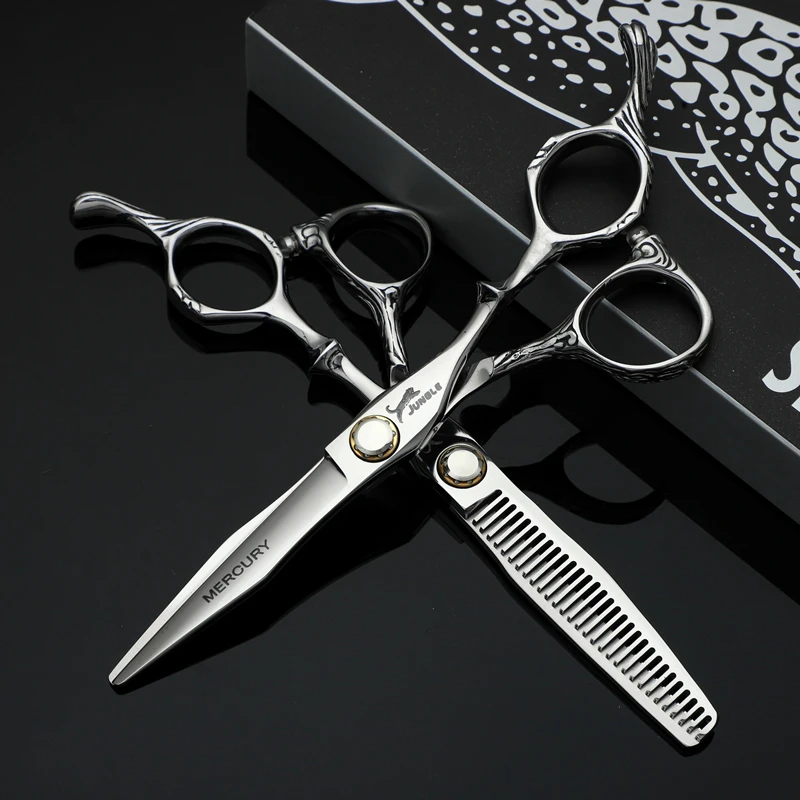 Professional hairdressing scissors  Jungle Leopard Series 5.5-6-6.5-7 inch hair scissors 440C steel bearing screws haircut tools walkie talkie mounting bracket holder screws for icom mbf4 id4100a yeasu for kenwood car cb radio station professional