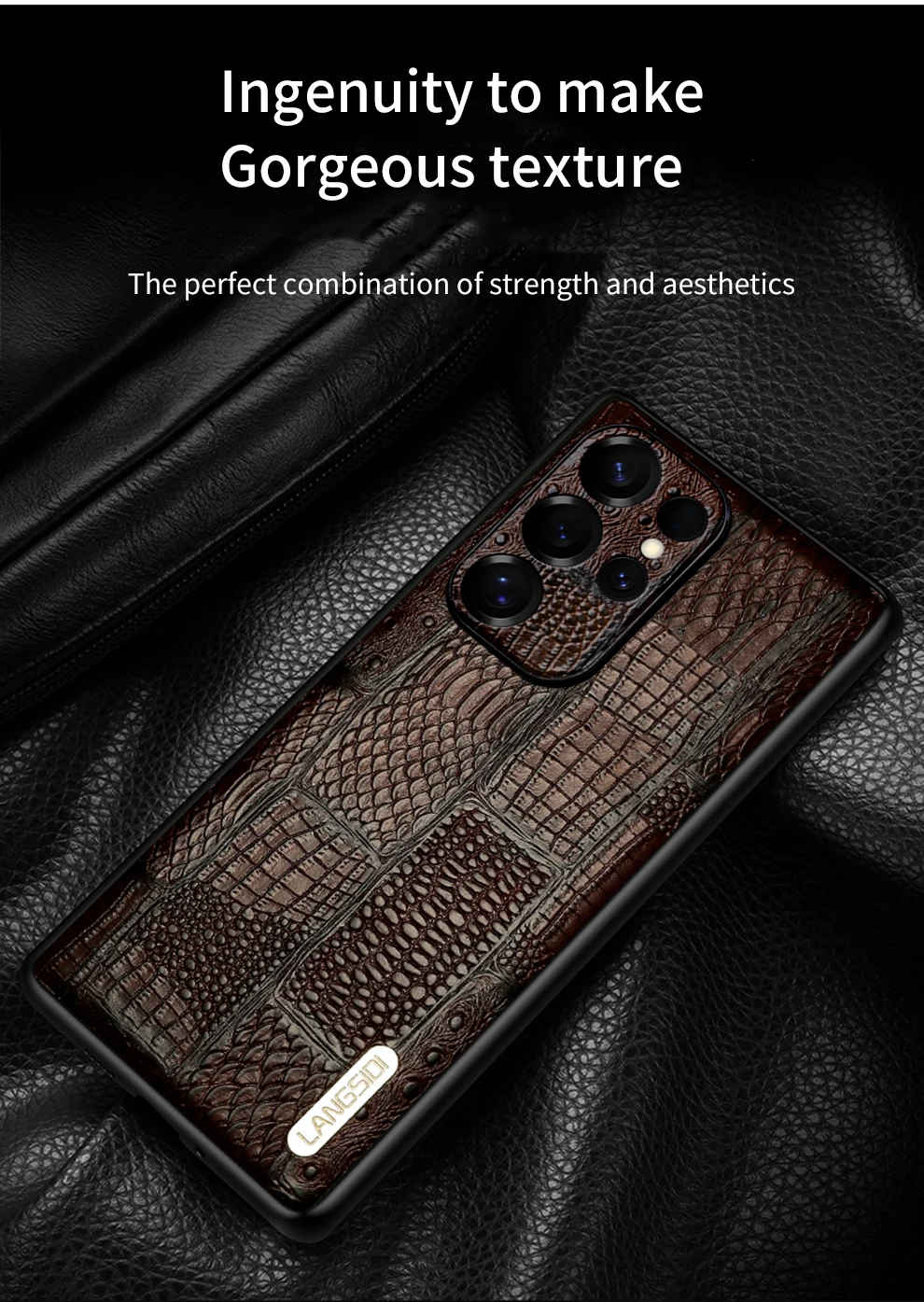 LANGSIDI Genuine Leather Retro Phone Case For Samsung Galaxy S 25 S25 S23 S24 Ultra S24 Plus S25Plus S25Ultra Luxury Back Cover S8b0278d7e89d4cd7a7b4255badbac55bK