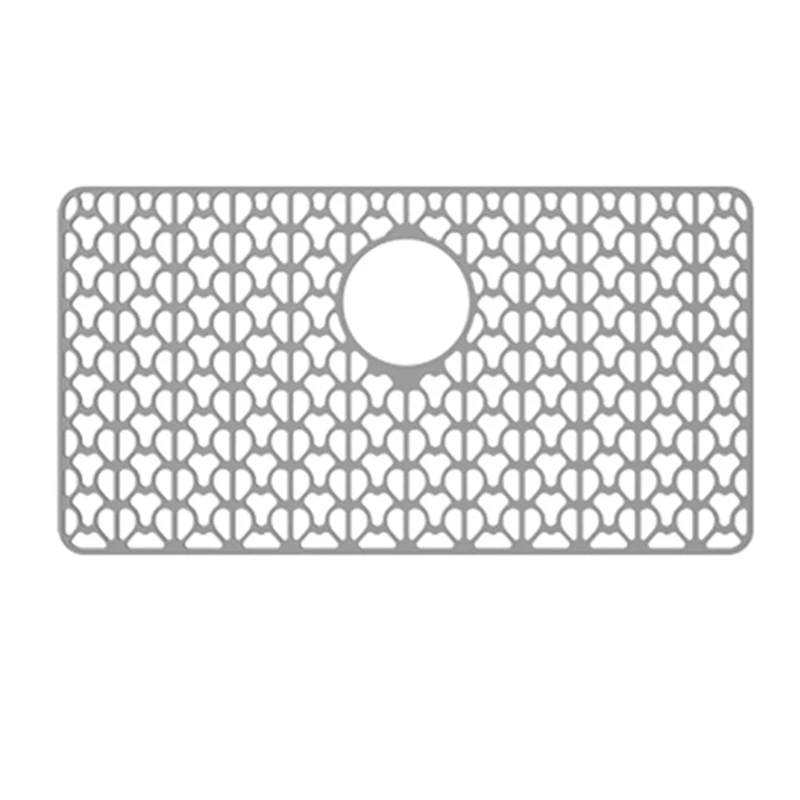 

Silicone Sink Protectors For Kitchen Sink, 26Inch X 14Inch Sink Mat Grid For Bottom Of Stainless Steel Porcelain Sink