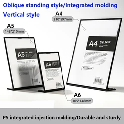High-End L-Shaped Acrylic Display Stand (Black A6)