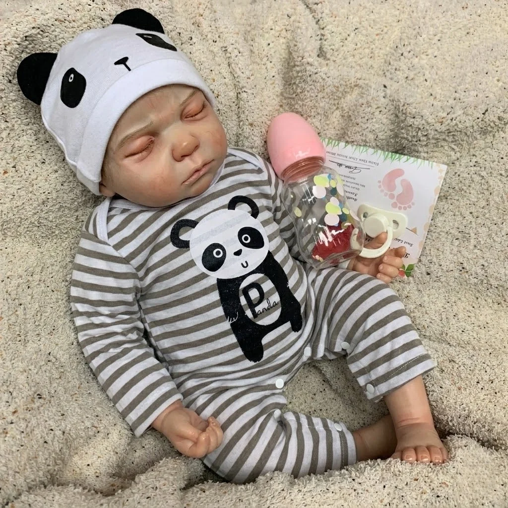 AWW! 18-20inch Reborn Toddler Doll 20inch Newborn Baby Doll Lifelike Bebe Realistic Doll Toy Boneca Brinquedo - 6
