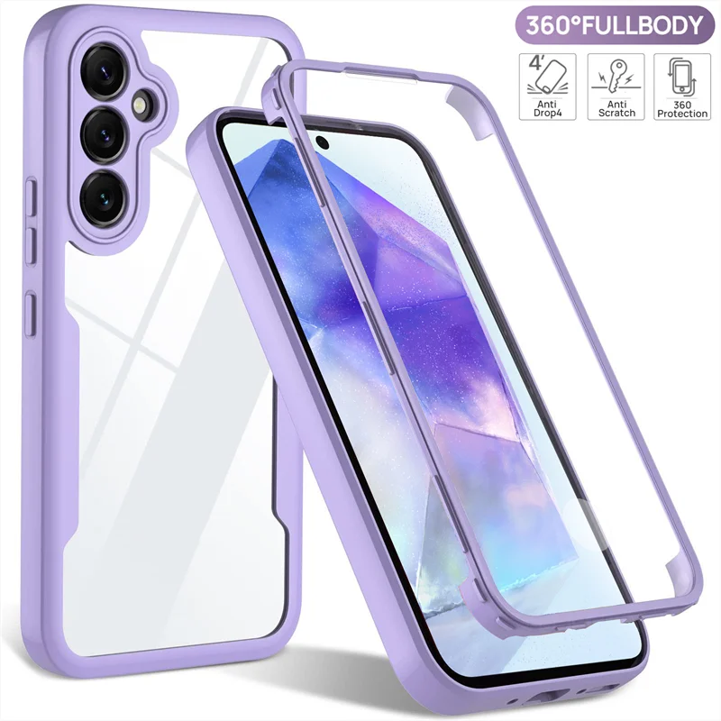 Durable 360 Full Cover Protection Case with Enhanced Grip