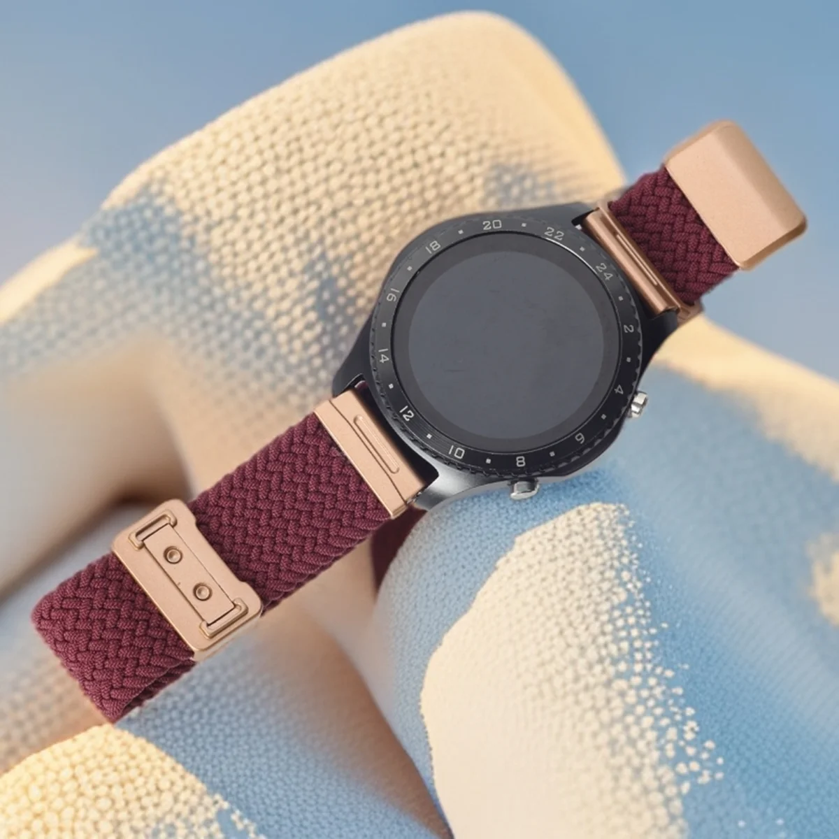 Braided Magnetic Strap - Sport Elastic Bracelet (18/20/22mm)