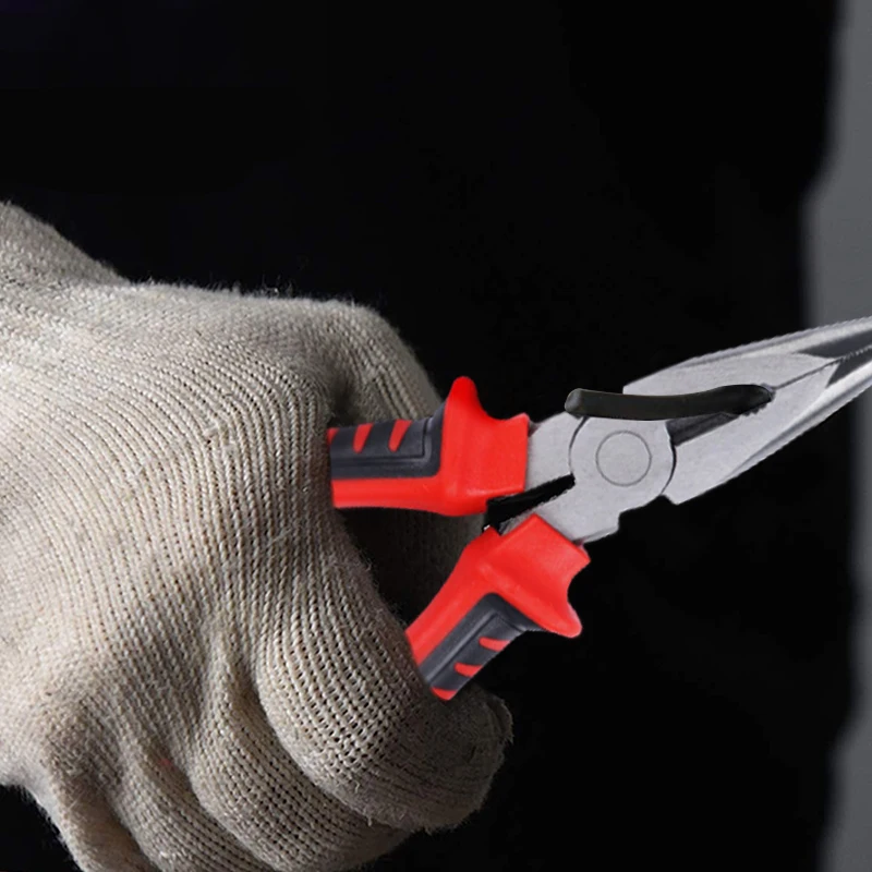 6/8 Drahtzange, große elektrische Öffnung, scharfes Multifunktionswerkzeug, Schneiden, Verdrehen, Greifen von Metalldrähten, robuste Industriewerkzeuge – Detail 3