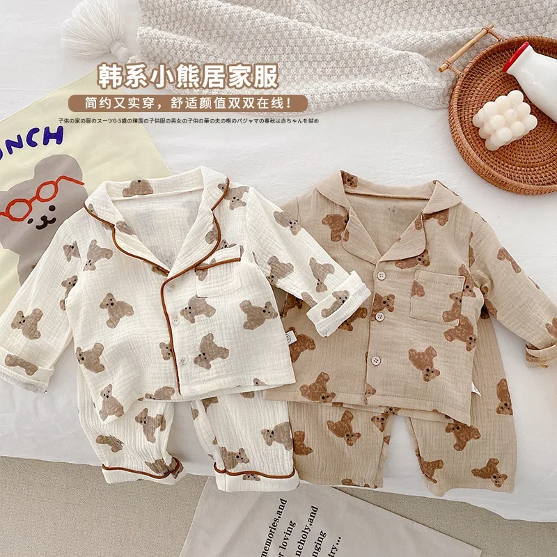 

Spring Summer Toddler Girl Pajamas Kids Pajamas Children Clothes Baby Boy Pajama Set 0-6t Years Old Girl Pjs