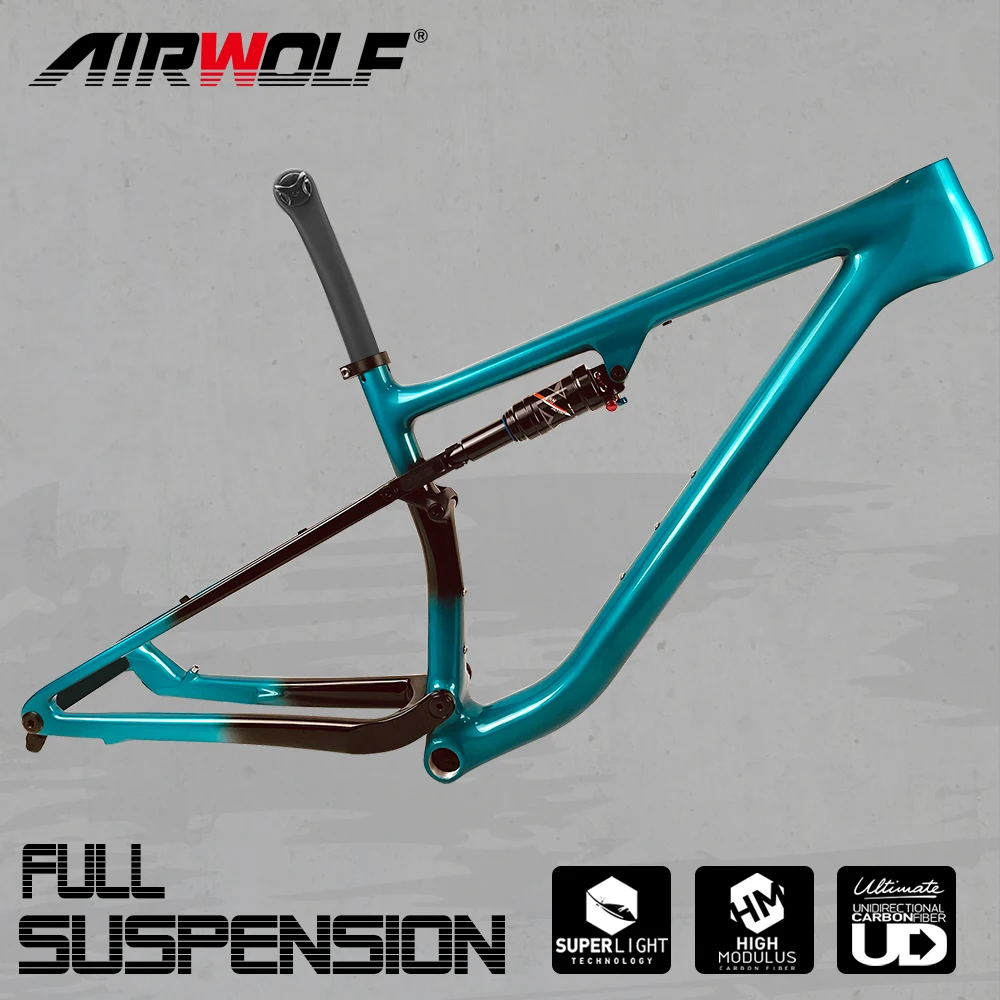 Airwolf 29 Carbon Full Suspension Frame Boost 29er Carbon