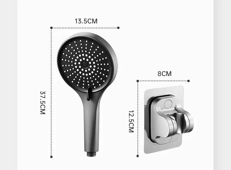 Xiaomi shower head with 5 adjustable modes highpressure shower with
