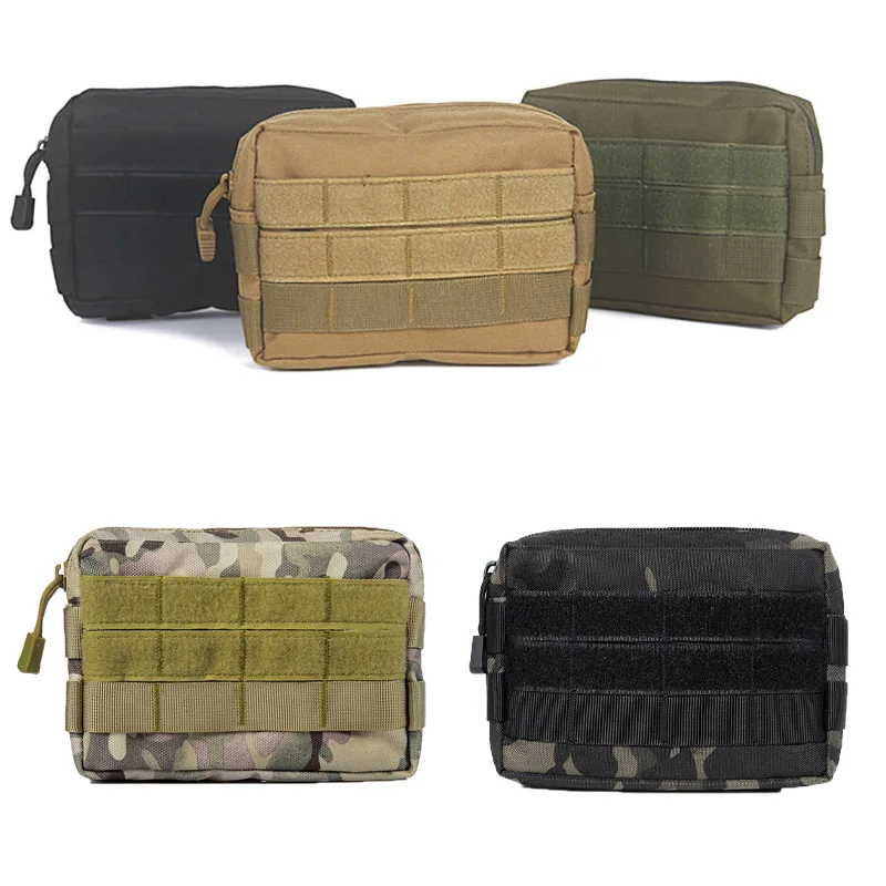 

Airsoft Sports Molle Tactical Waist Pouch Military Utility EDC Hunting Vest Bag Medic Outdoor Equipment Army Accessories Pouches