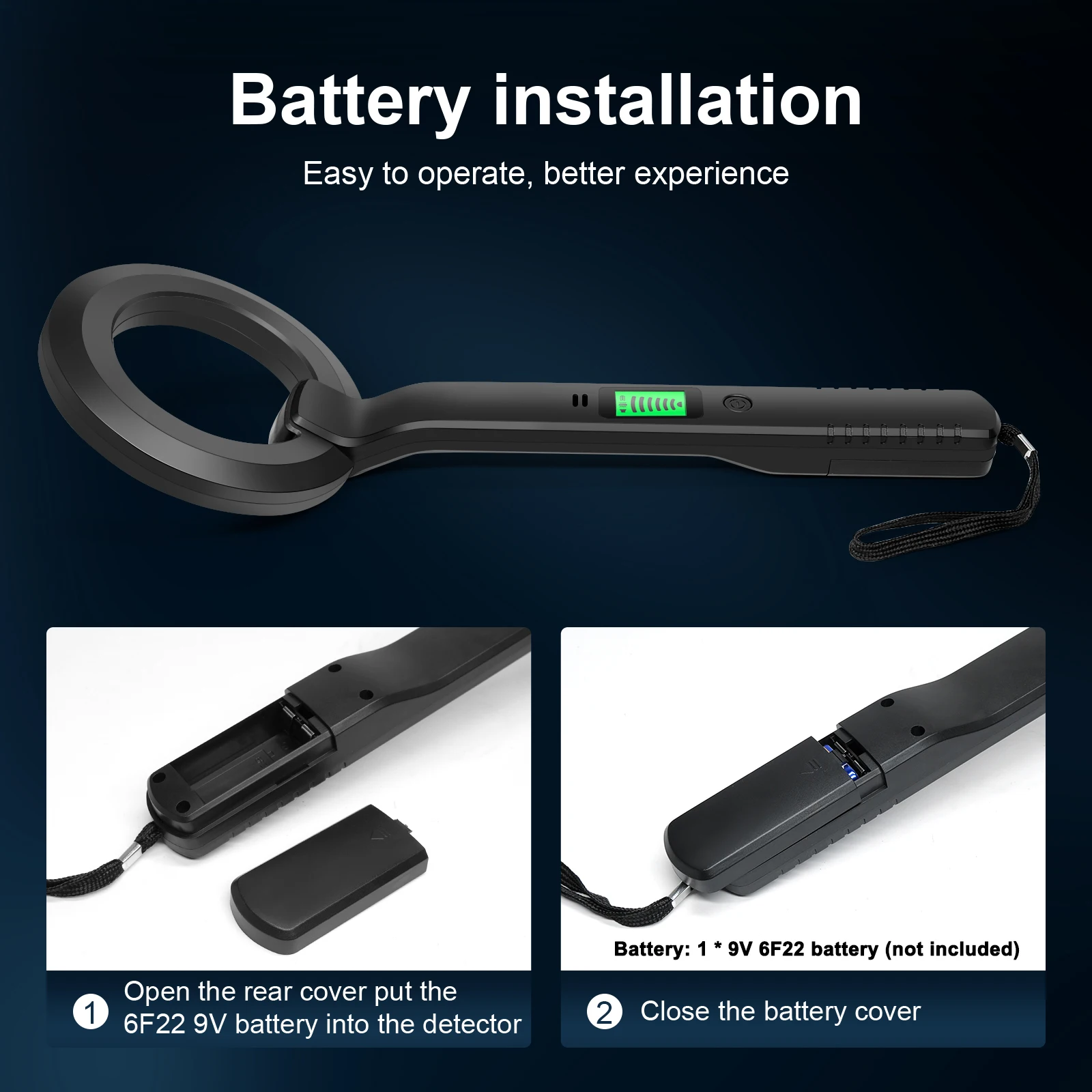 Metal Detector IP66 Waterproof Coins Positioning Underground Underwater Treasure Diving Multipurpose Finder