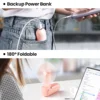 GAIATOP Portable Hand Held Fan with USB Rechargeable 2000mAh Battery, Foldable, Small,or Girls, Travel For Women, Outdoor 6