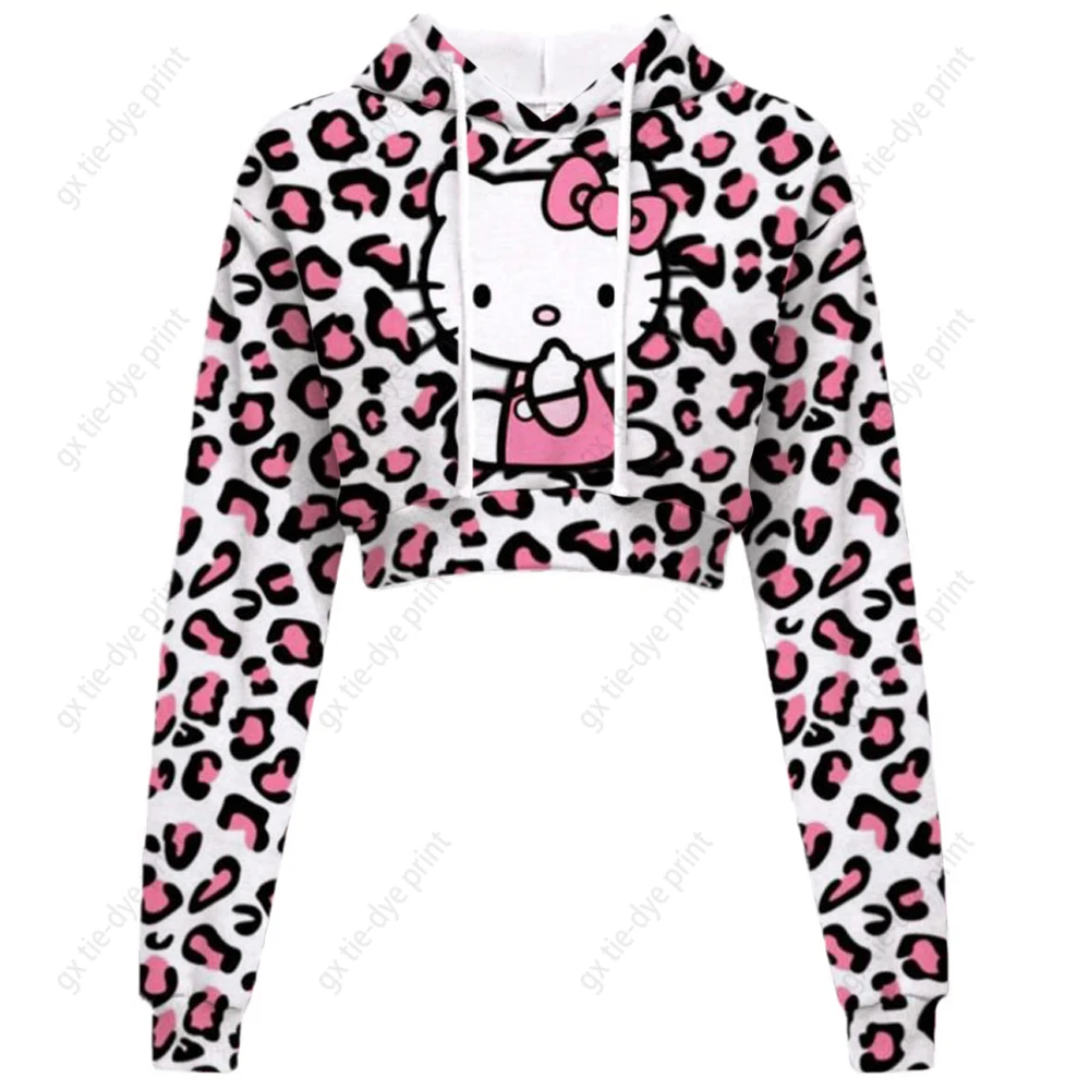 Sudadera Con Capucha Floerns Estampado Leopardo Estrellas - Corte Holgado, Estilo Y2K, Para Mujer