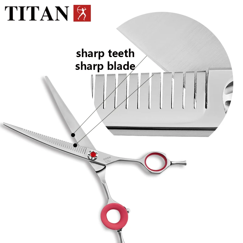 TITAN 전문 손질 가위, 애완동물 도구, 개 절단 기계, 애완동물 손질 가위, 7.0 인치