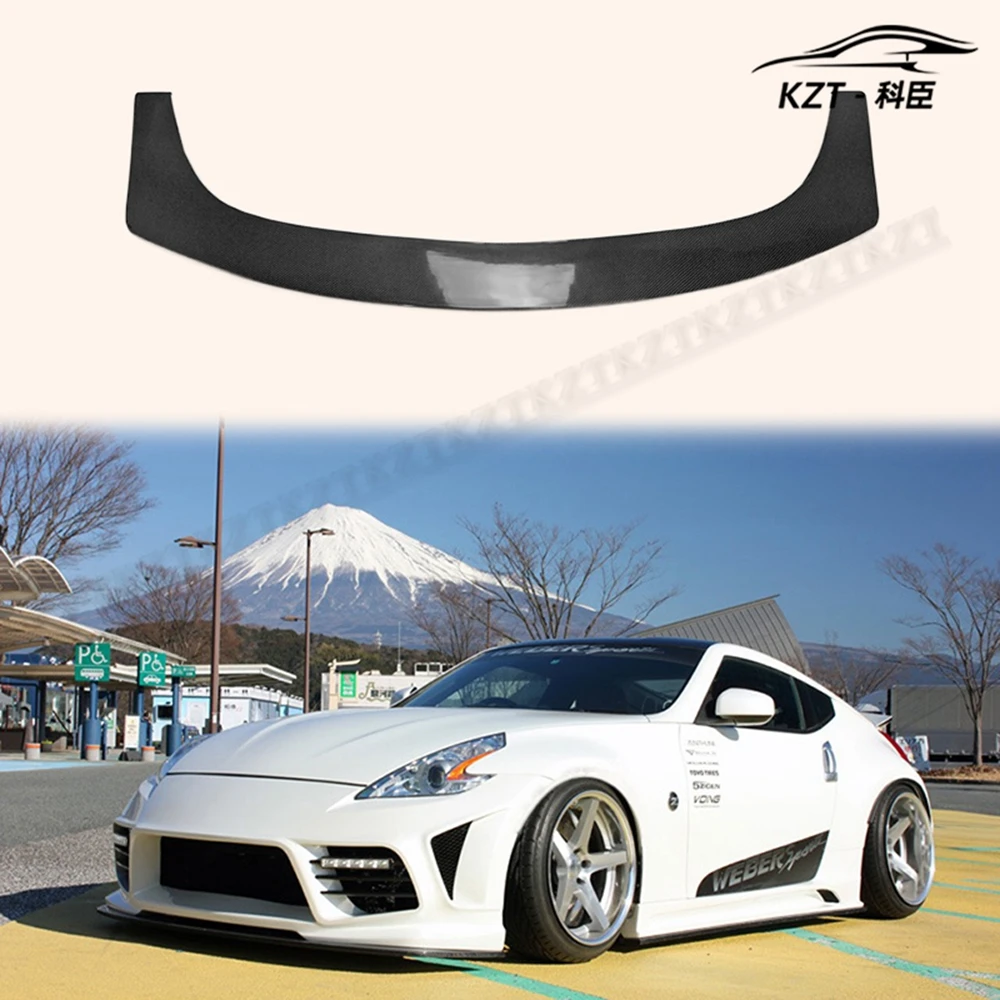

For Nissan 09 Onwards 370Z Z34 Wbs Style Front Splitter Carbon Fiber