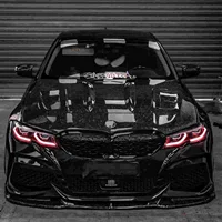 J ONE BMW G20 G21 G28 3 Series 2019-2022 Laser DRL RGB Multicolor LED Board CSL Style Daytime Running Lights Lemon Yellow DRL 6