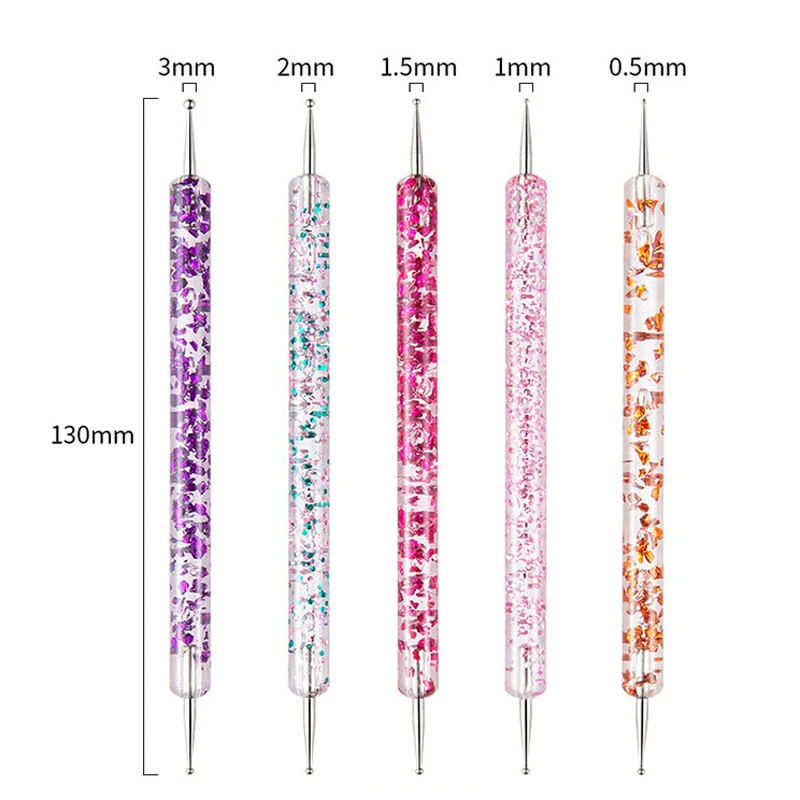 Nail Brushes Dotting Pen Manicure Brushes Sets for Nail Art Gel Nail Polish Professional Drawing Pen Dotting Tools Manicure 2