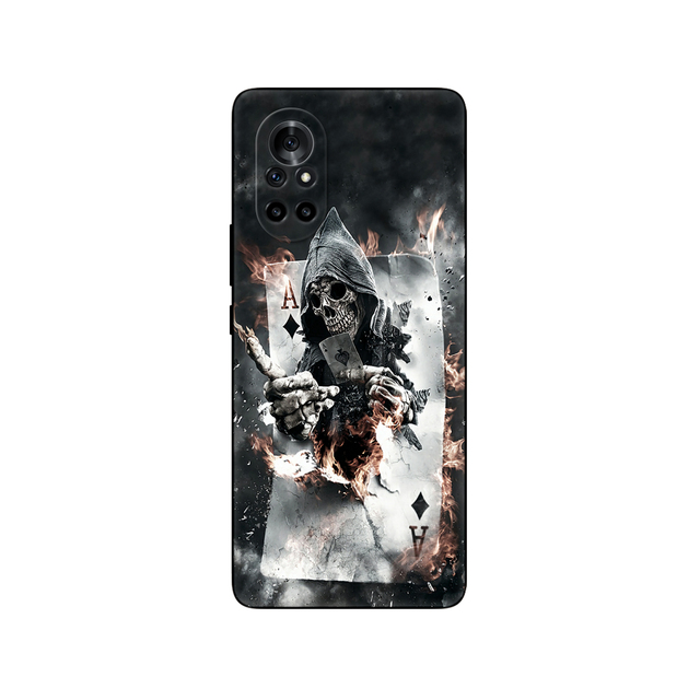 Huawei Nova 8 Case Nova8 5G 4G Back Cover For Huawei Nova 8 5G Phone Cases Soft Silicone TPU Fundas 6.57 inch black tpu case
