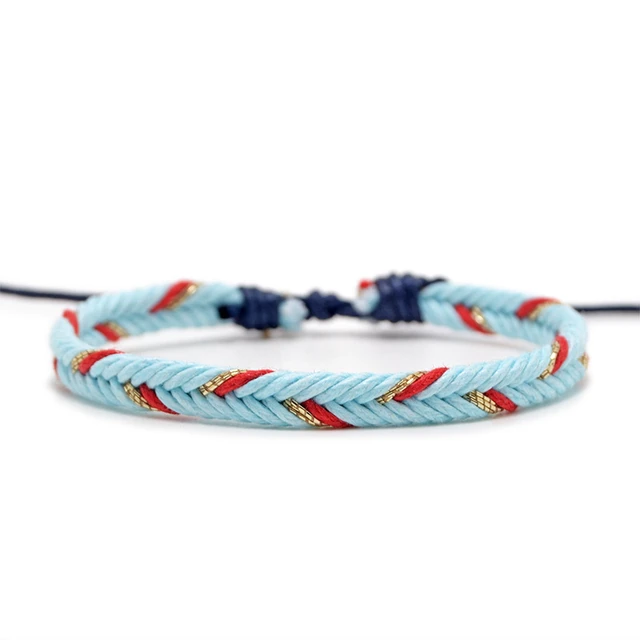 Handmade Wax String Cz Charms Bracelet Thread Braided Bangles Women Men  Bohemian Twist Bracelets Friendship Wristband Jewelry - Bracelets -  AliExpress