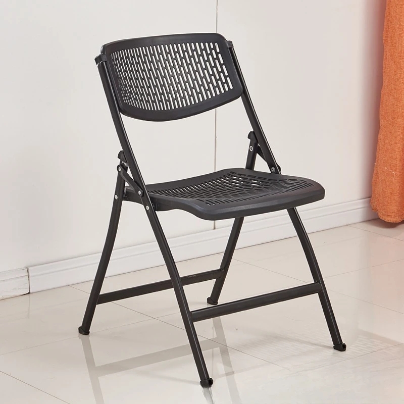 Dining Chairs Modern Minimalist Plastic Waiting Chairs Portable Folding Chair Backrest Chair Lazy Leisure Student Computer Chair