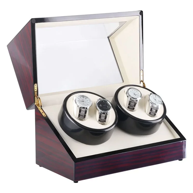 

Silent Movement Watch Winder Box Automatic Rotator Winder Watch Boxes Mechanical Watches Storage Display Accessories for Men