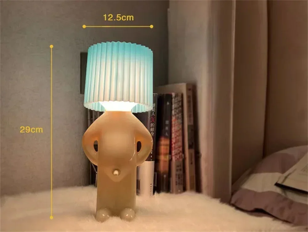 Claeted LED lamp for bedroom bedside night light