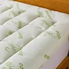 Bamboo_Viscose Mattress Topper Queen Size, Cooling Extra Thick Breathable Mattress pad 4