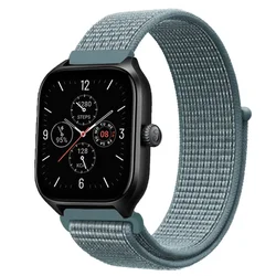 Versatile Nylon Loop Band - 20mm/22mm - Comfortable and Stylish Bracelet - 20mm (Clear feather)