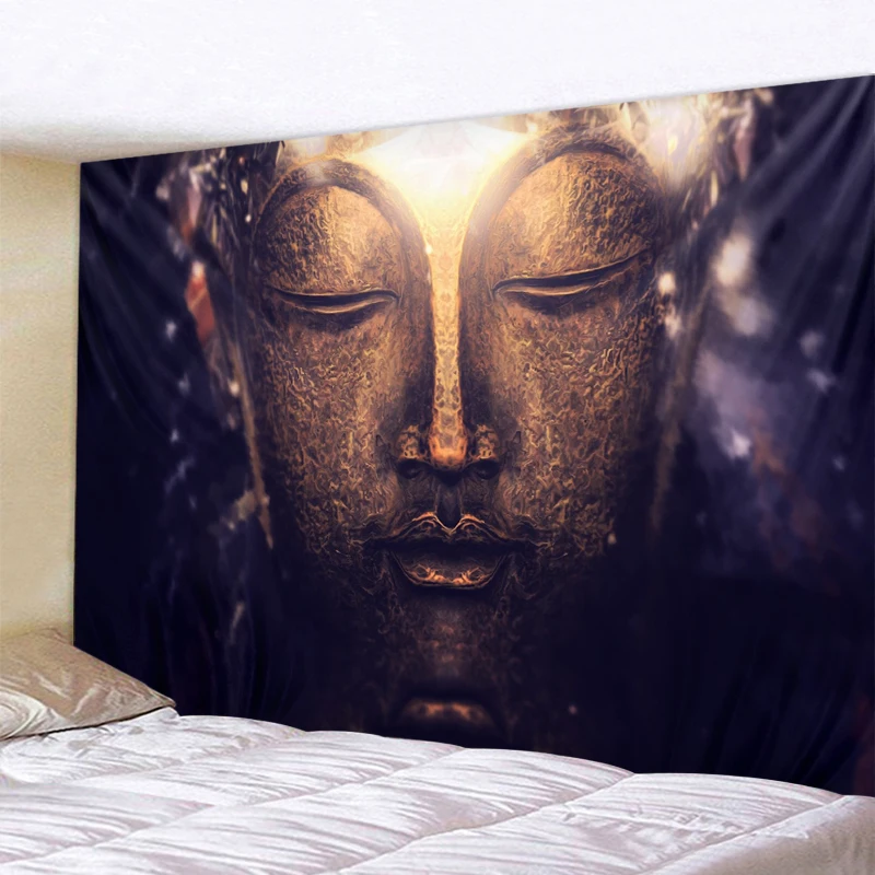 Indian Buddha Meditation Home Decoration Tapestry Mandala Tapestry Hippie Bohemian Decorative Yoga Mat Bedroom Wall Decor Tapiz