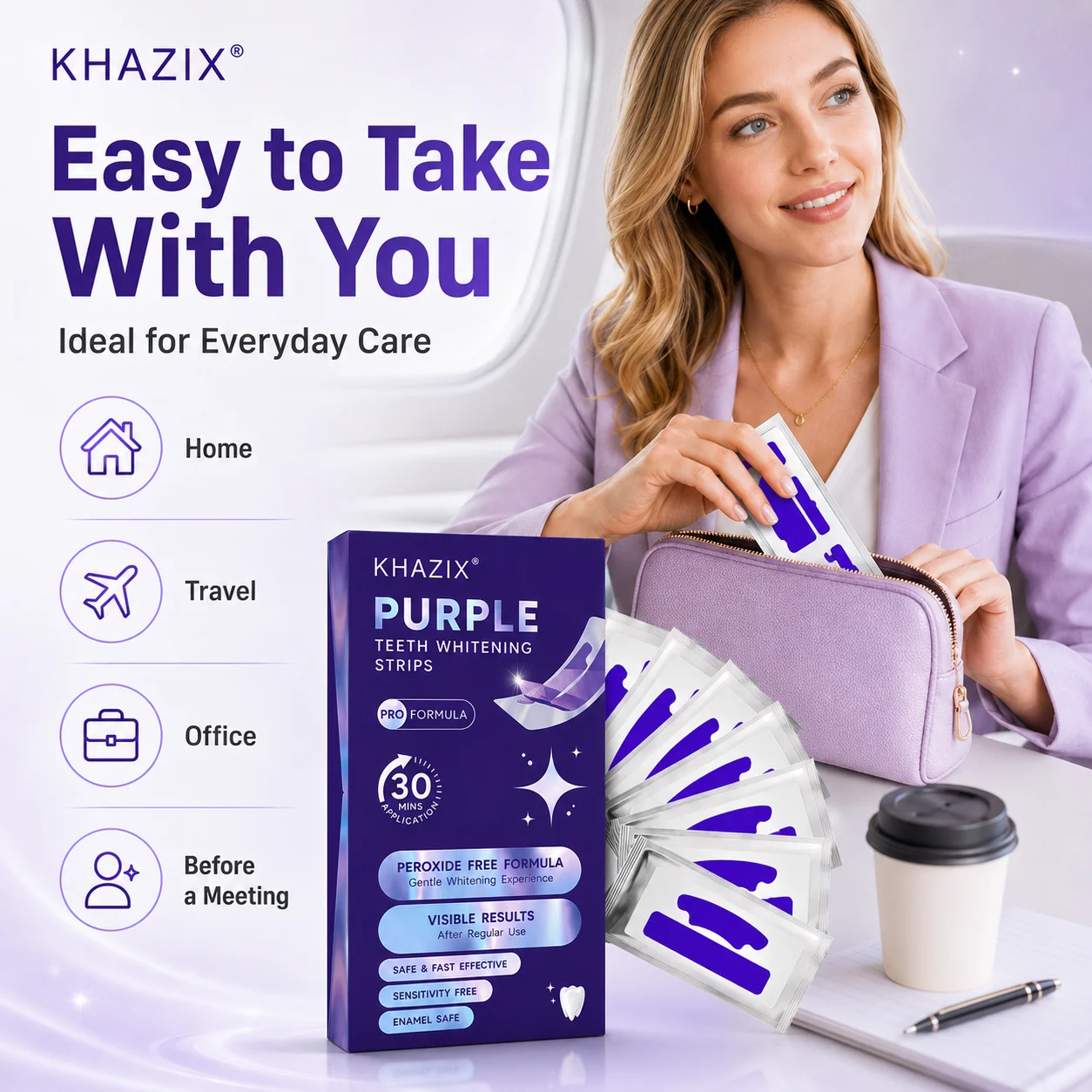 Kit di Strisce Sbiancanti per Denti - immagine 6