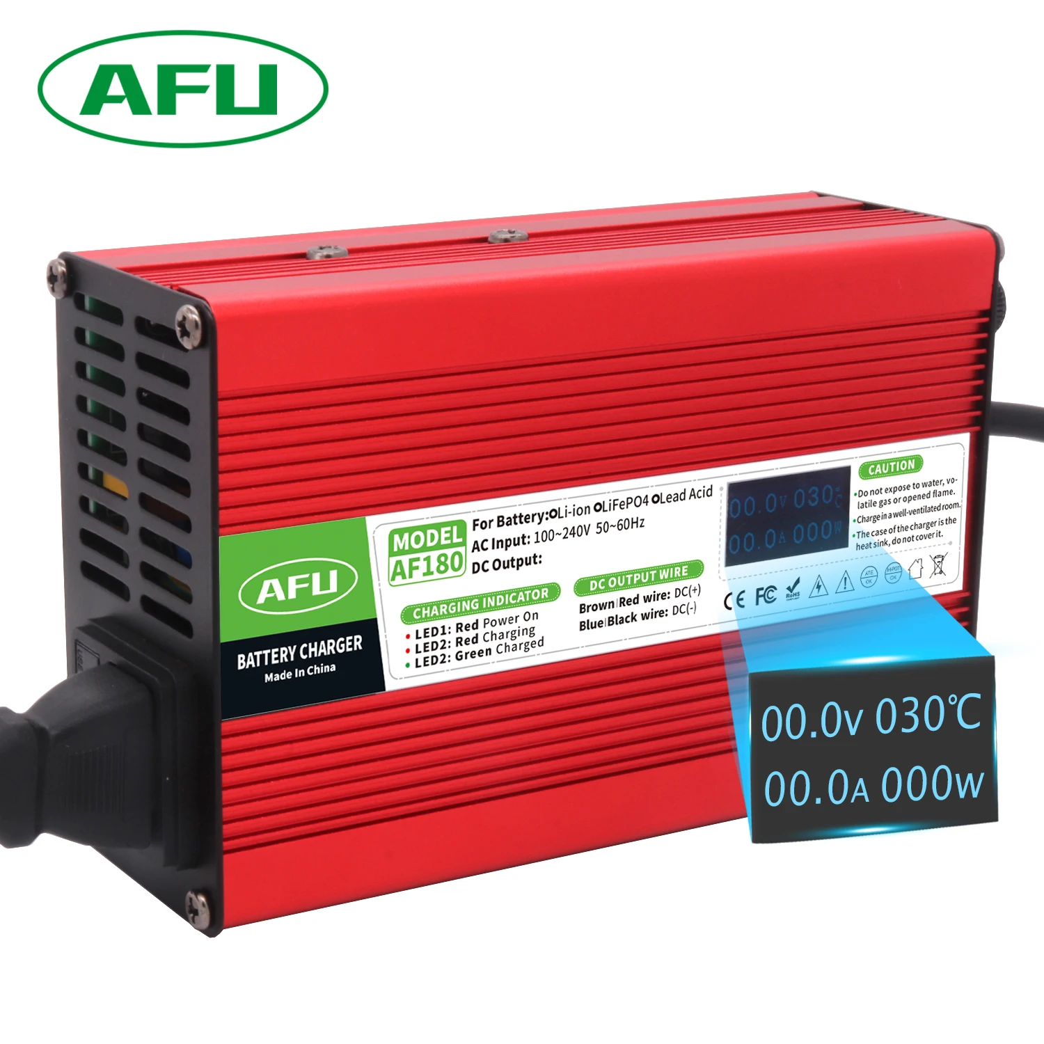 146V10ALiFePO4BatteryChargerWithDigitalDisplayUsdFor4S128V