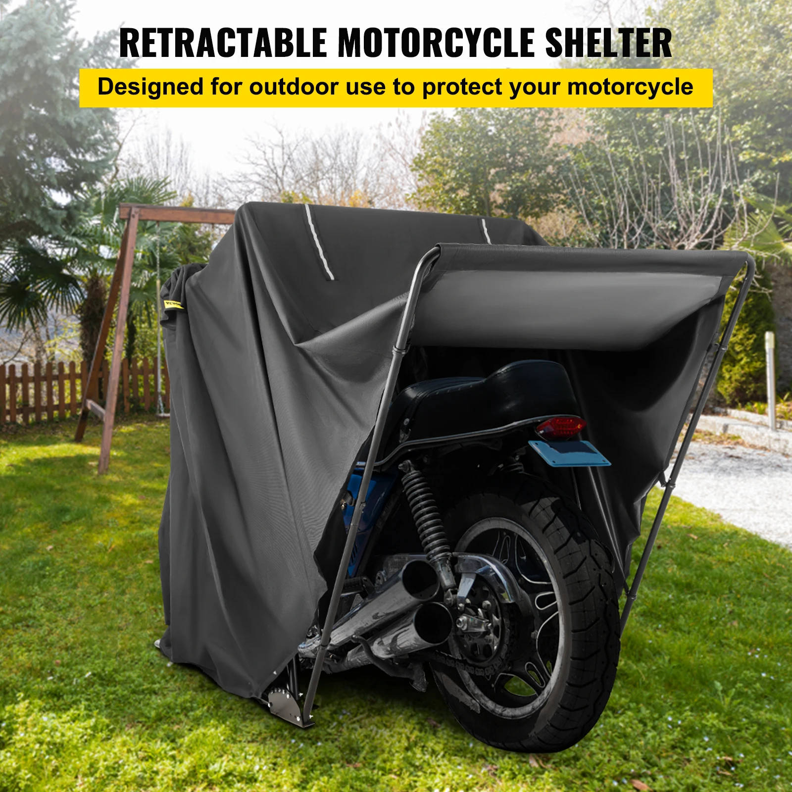 VEVOR Waterproof Motorcycle Cover Universal Outdoor Oxford Fabric All Weather Protection Moto Bike Case Motorcycle Accessories