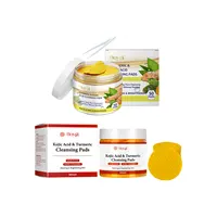 Turmeric Kojic Cleansing Pads for Face Exfoliating Sponges Fade Dark Spots Oil Control Shrink Pores Brighten Cleanser Skin Care 2