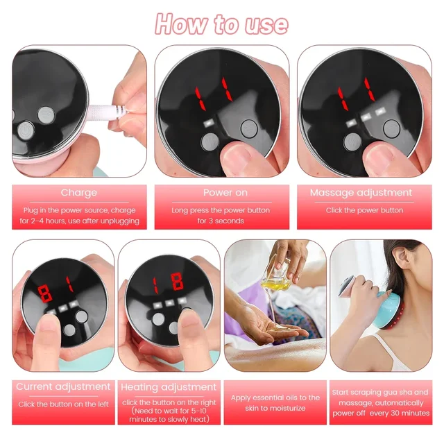 Electronic Gua Sha Massage Brush 5