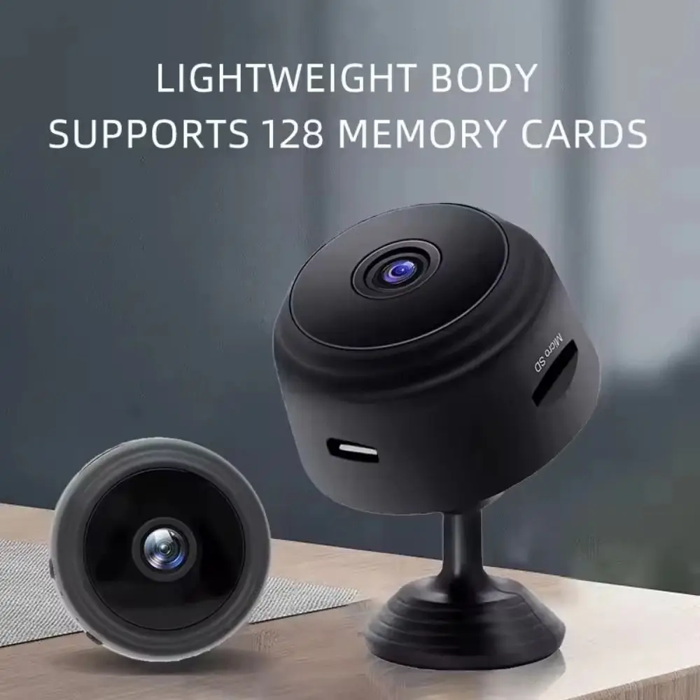 Micro Video Recorder Mini Camera Wireless Design Night Vision Two-Way Talk Camera Motion Detection Alarm System Wireless Camera 2