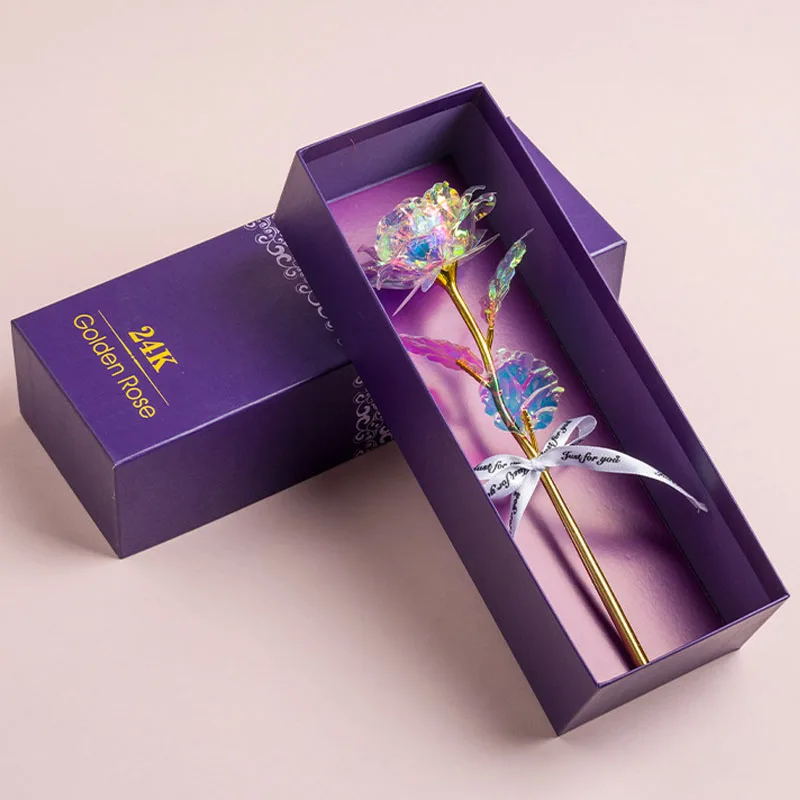 Luxurious 24k Gold-Plated Rose with Elegant Gift Box