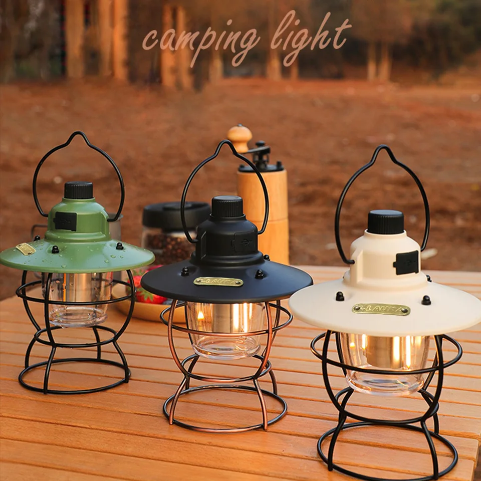 Luce Da Campeggio A LED Ricaricabile Tramite USB, Mini Luce Da Campeggio Portatile Alimentazione Di Emergenza Mobile Lanterna Da Campeggio Magnetica Per Escursioni Allaperto E Campeggio 69491936
