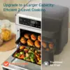 11-in-1 Air Fryer Oven , 13Qt Small Footprint Airfryer combo with Rotisserie, Toast, Bake, Roast, Reheat Functions 3