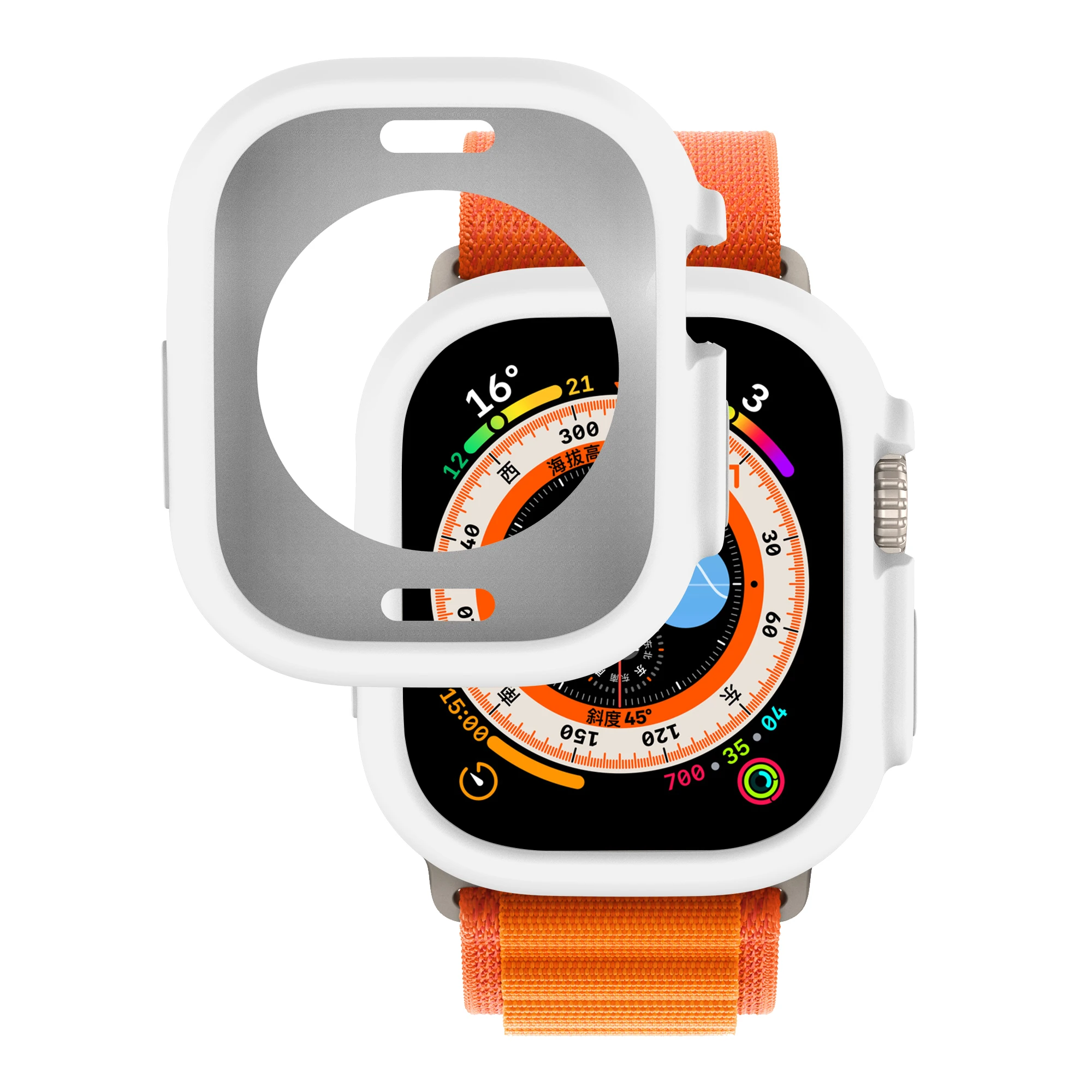 Candy-Colored TPU Protective Bumper for Smartwatch 49mm - Vibrant Accessories Collection