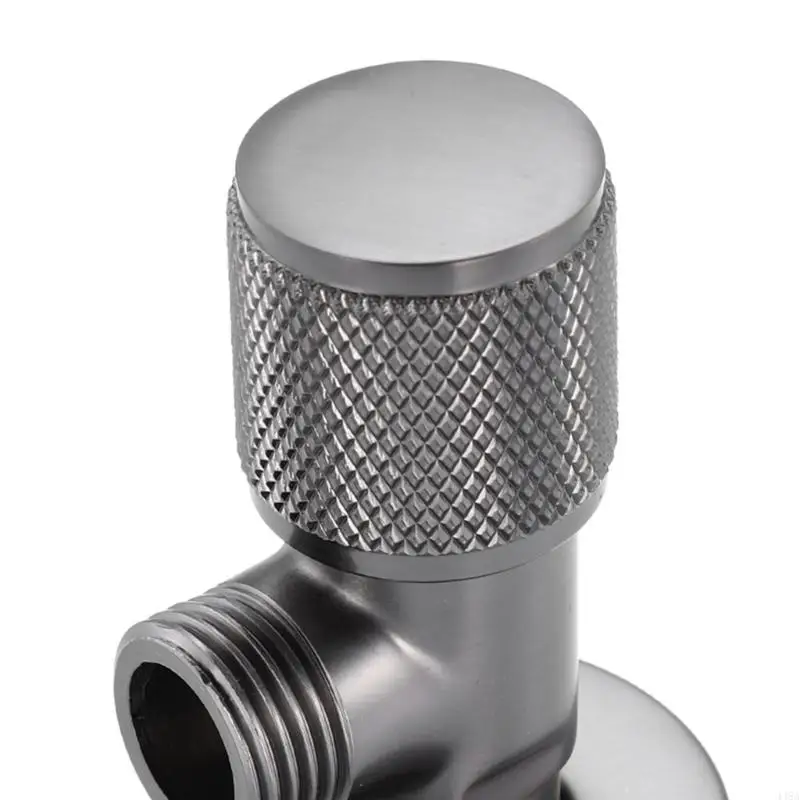 Full copper toilet angle valve, full copper mini angle valve, toilet gun, gray gold electroplated toilet angle valve/inlet valve