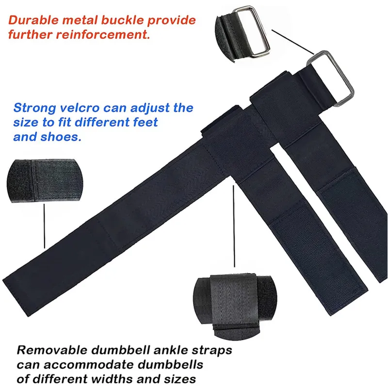 1/2pcs Dumbbell Ankle Strap Weight 3